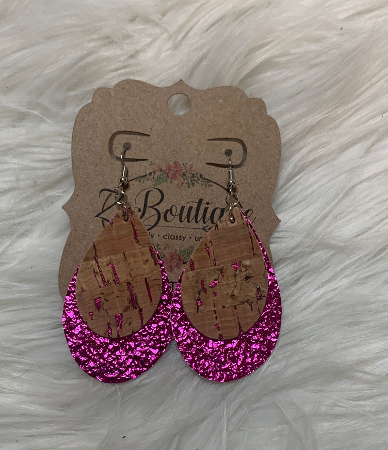 Double Tear Dangle Earring