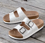Beach Babe White Metallic