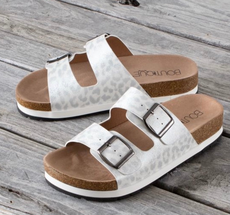 Beach Babe White Metallic
