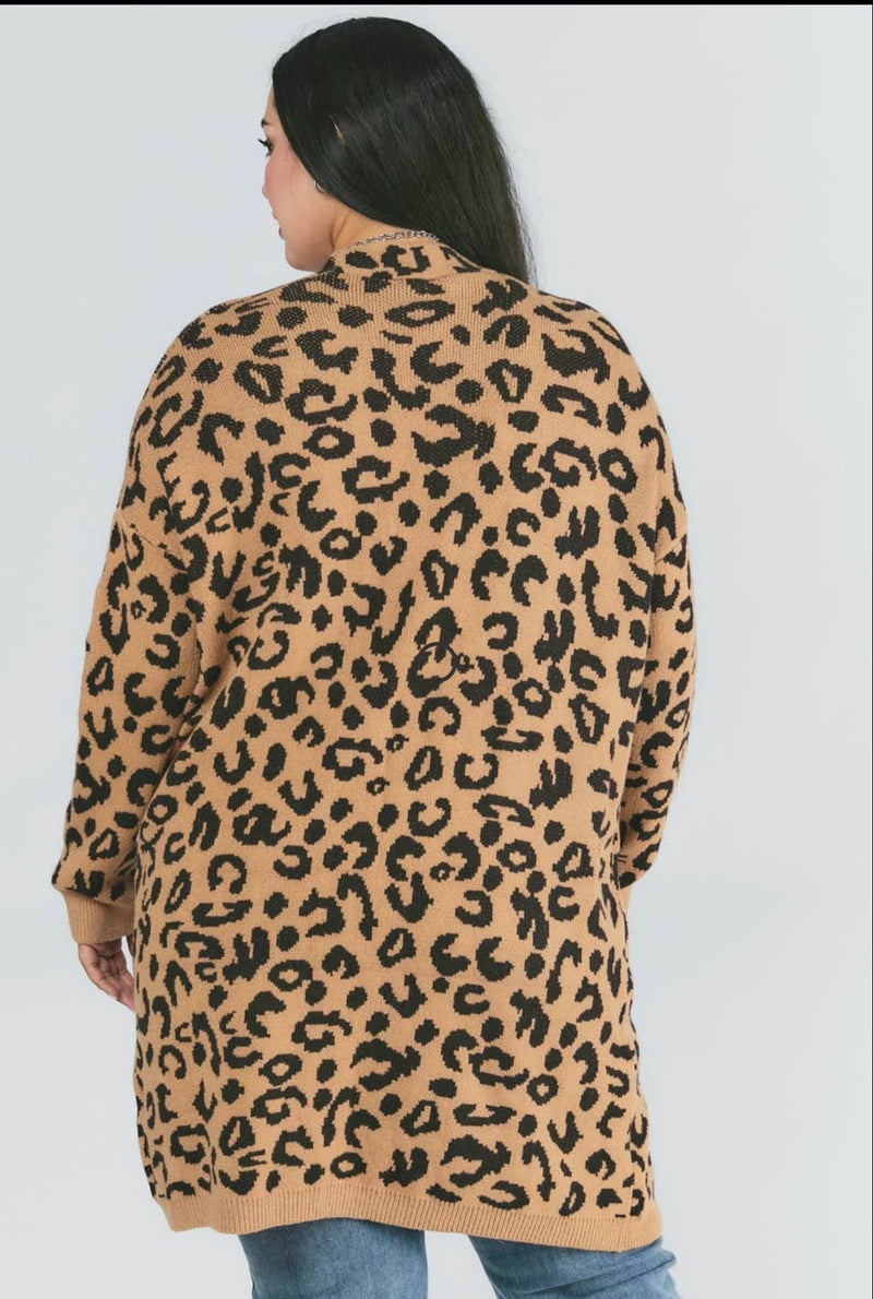 Leopard Printed Cardigan