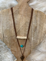Layered Copper Arrow Necklace Set