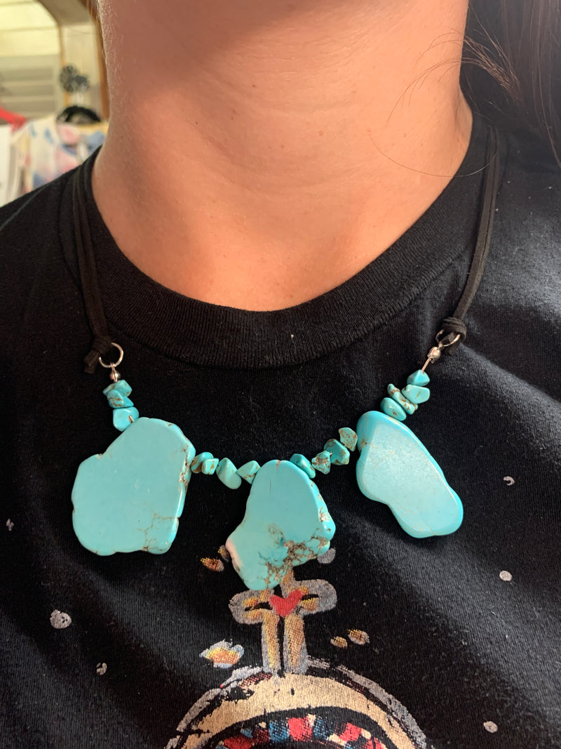 Chunky Turquoise Necklace