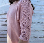 Light Weight knitted 3/4 Sleeve Sweater