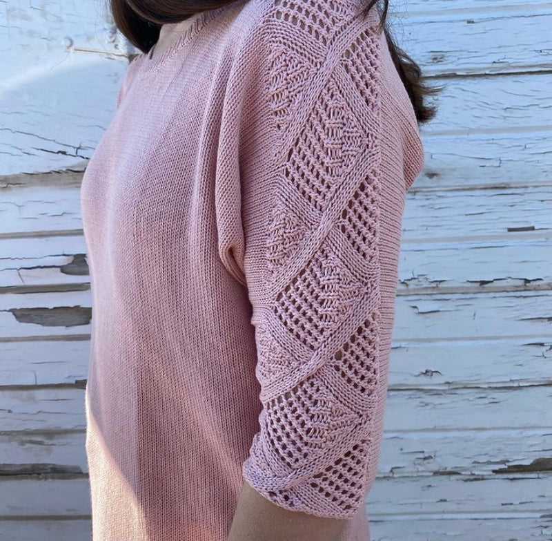 Light Weight knitted 3/4 Sleeve Sweater