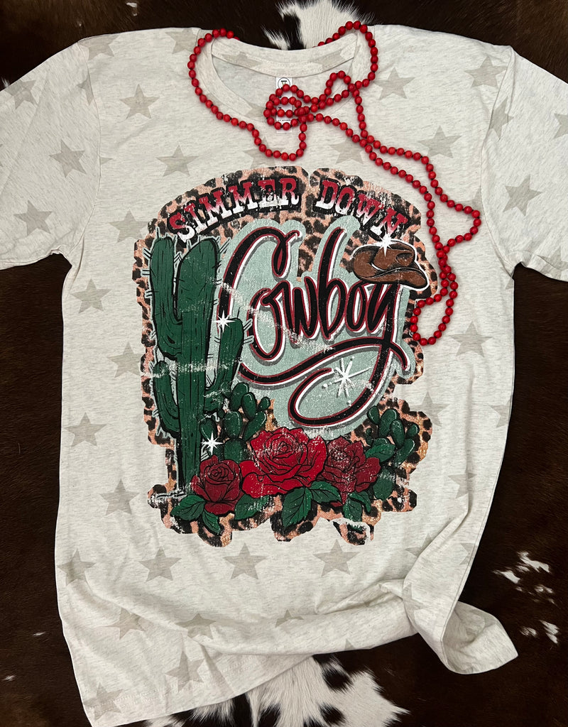 Simmer Down Cowboy Graphic Tee
