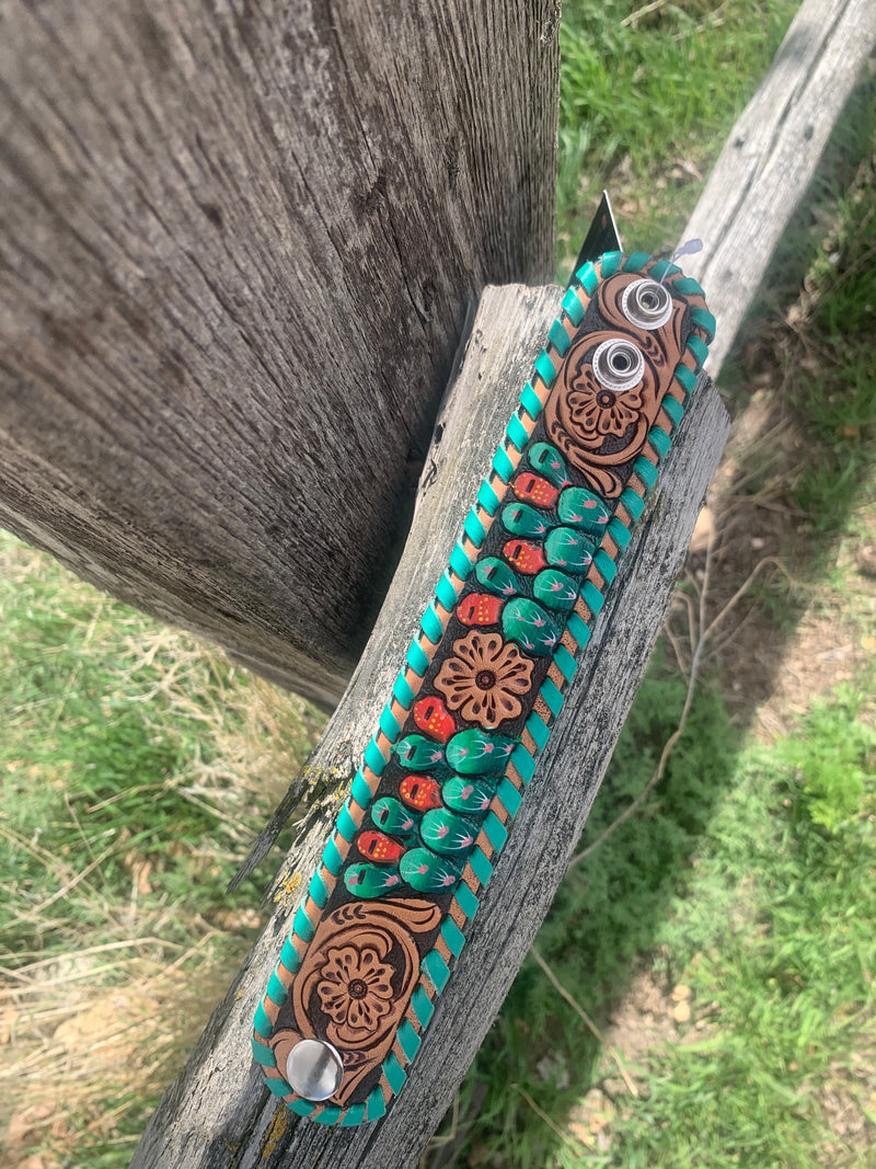 Leather Snap Cuff
