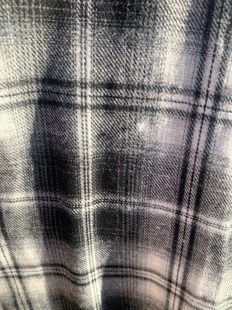 Black Lined Flannel