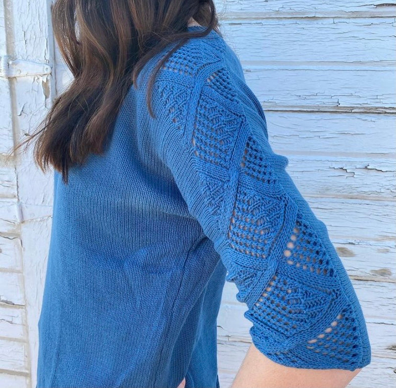Light Weight knitted 3/4 Sleeve Sweater
