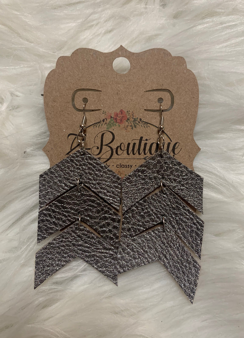Chevron Dangle Earring