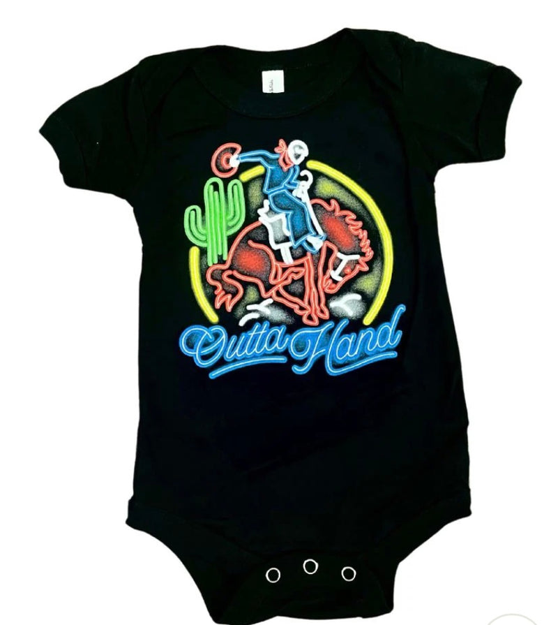 RJ - Outta Hand Boys & Girls Onesies