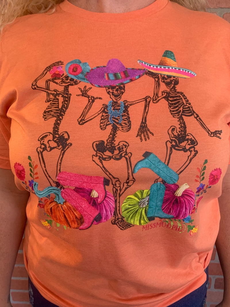 Trés Skeletons Graphic Tee